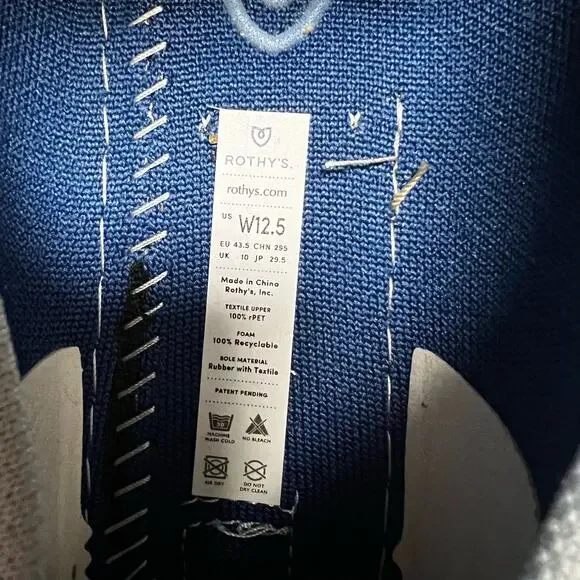 Rothy’s The Driver in Santorini Blue Women’s Size 12.5 - Picture 7 of 7